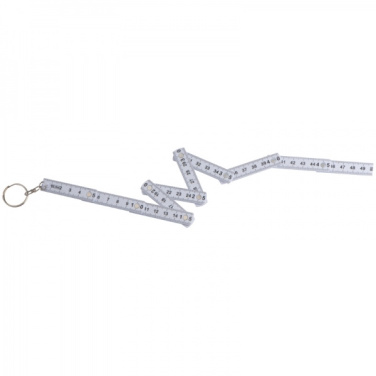 Logo trade corporate gift photo of: Keyring with 0,5m ruler