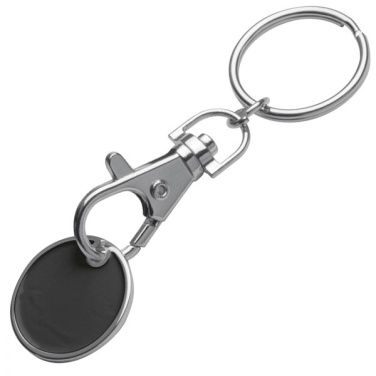 Logo trade promotional gift photo of: Keyring with shopping coin ARRAS