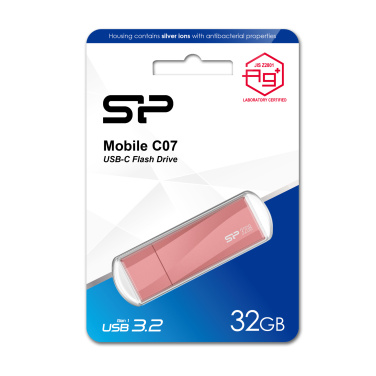 Logo trade promotional product photo of: PENDRIVE SILICON POWER MOBILE - C07 3.2 32GB