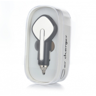 Logo trade promotional merchandise image of: Dual USB Car Charger