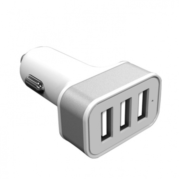 Logotrade advertising product picture of: Car Charger with 3 USB ports