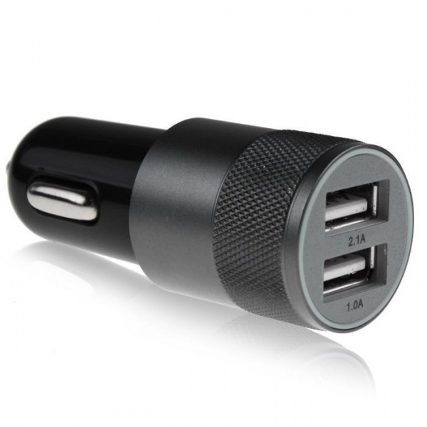 Logo trade advertising products picture of: Metal car charger