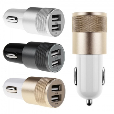 Logo trade advertising product photo of: Metal car charger