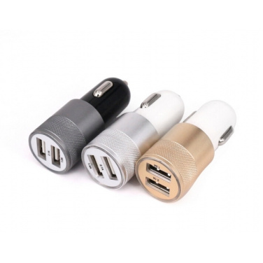 Logotrade promotional giveaway picture of: Metal car charger