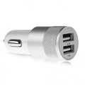 Metal car charger, dark grey