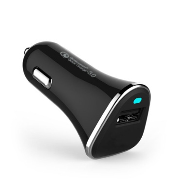 Logo trade promotional products image of: Car charger (Qualcomm Quick Charge 3.0)