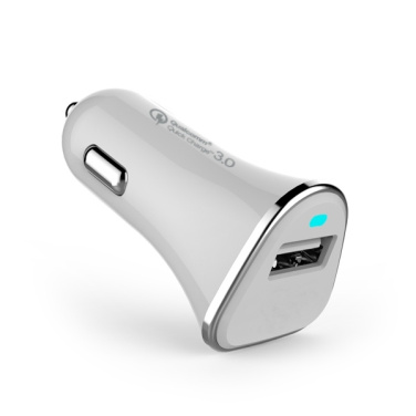 Logo trade business gift photo of: Car charger (Qualcomm Quick Charge 3.0)