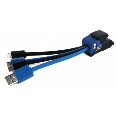 Logo trade promotional gifts image of: Personalized charging cable 3in1