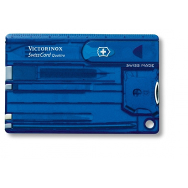 Logo trade promotional items image of: SwissCard Quattro Victorinox