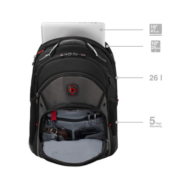 Logo trade promotional giveaways picture of: Backpack Wenger Synergy 16''