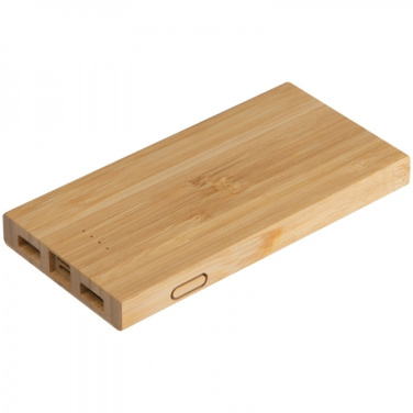 Logotrade business gifts photo of: Bamboo power bank KATOWICE