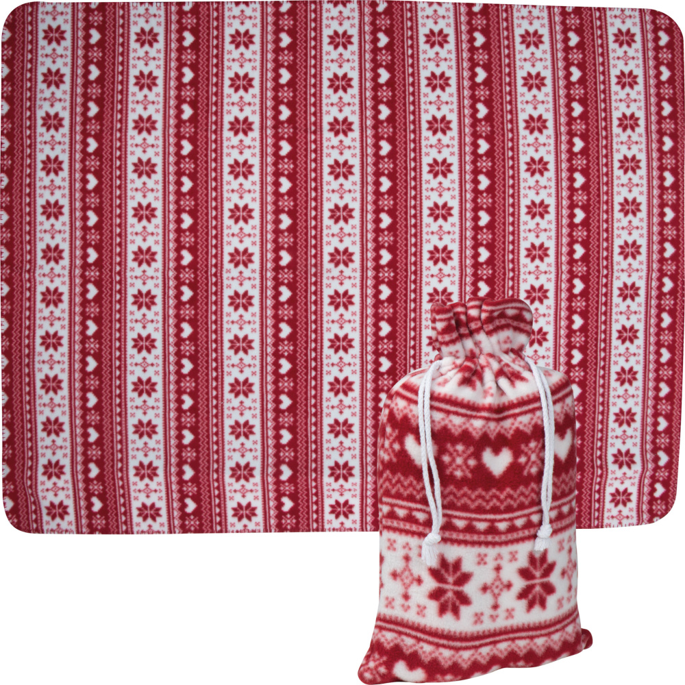 Logotrade promotional giveaways photo of: Christmassy blanket DEBRECEN