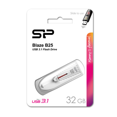 Logo trade business gifts image of: Pendrive Silicon Power Blaze B25 3.1