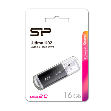 Logo trade promotional merchandise photo of: Pendrive Silicon Power Ultima U02 2.0