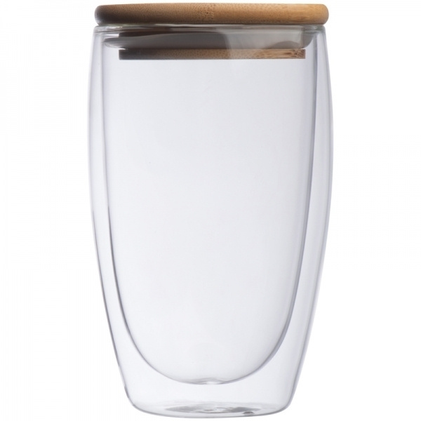 Logotrade corporate gift image of: Double-walled glass ZAKOPANE 500 ml