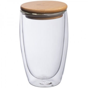 Logo trade promotional gifts picture of: Double-walled glass ZAKOPANE 500 ml