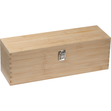 Logotrade corporate gift image of: Wooden wine box SAINT-ETIENNE