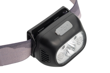 Logo trade promotional gifts image of: Head lamp HERLEN Schwarzwolf