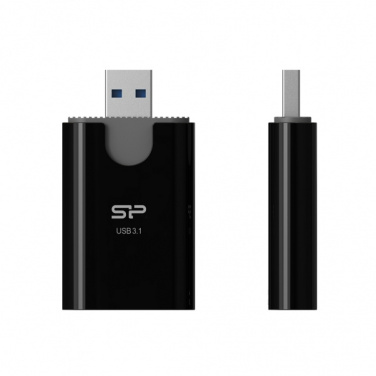 Logo trade promotional items picture of: MicroSD and SD card reader Silicon Power Combo 3.1