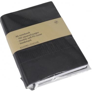 Logo trade promotional merchandise image of: A6 Notebook ELVERUM