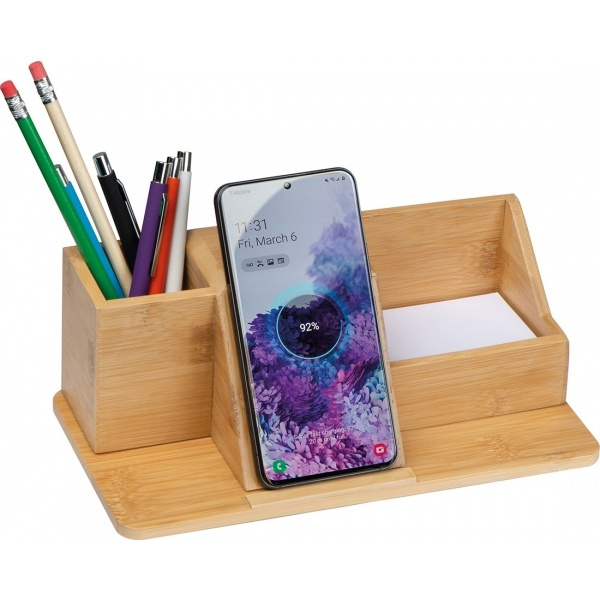 Logo trade promotional giveaway photo of: Desk organizer LUBLIN