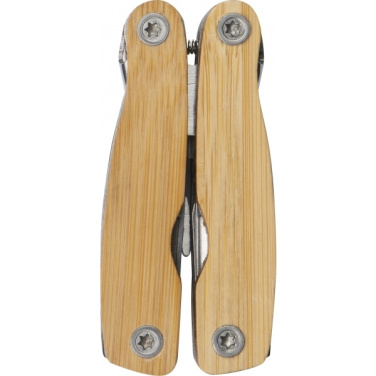 Logotrade promotional giveaway image of: Multifunction tool bamboo LEEDS