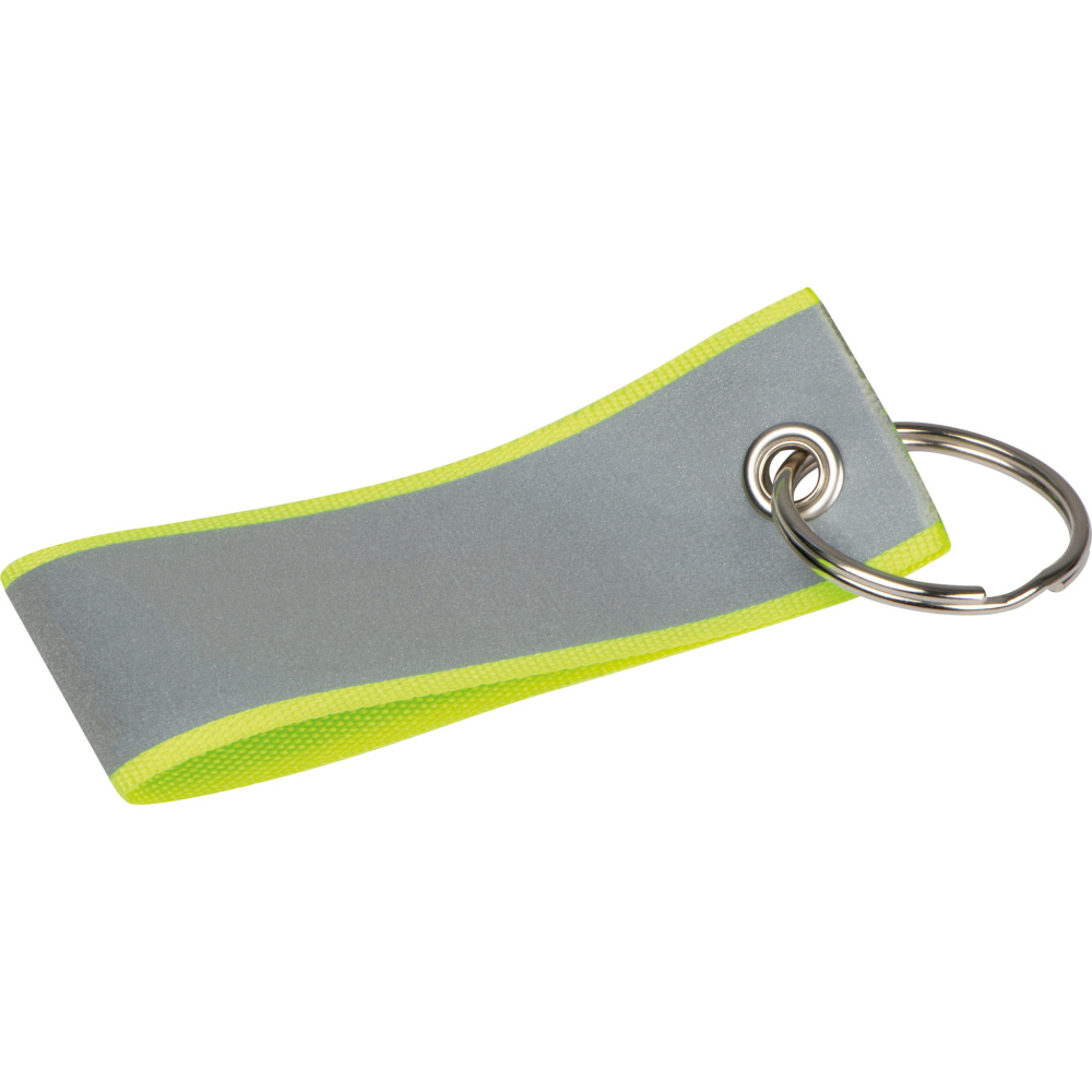 Logo trade corporate gifts image of: Reflective keyring