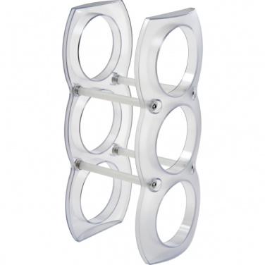 Logo trade promotional gifts picture of: Plastic wine rack MONTEGO BAY