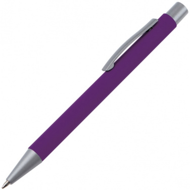 Logotrade advertising products photo of: Metal ballpen soft touch ABU DHABI