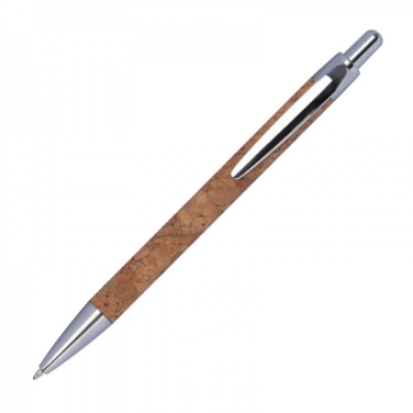 Logo trade promotional item photo of: Cork pen KINGSWOOD