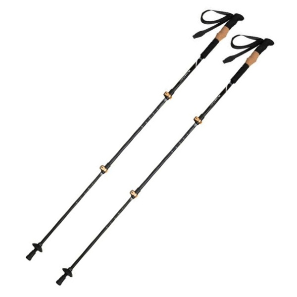 Logotrade corporate gift picture of: Trekking poles DENALI Schwarzwolf