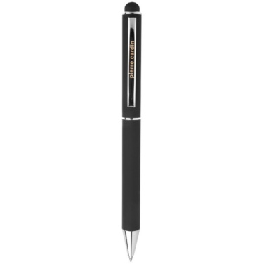 Logo trade corporate gifts image of: Metal ballpoint pen, touch pen, soft touch CLAUDIE Pierre Cardin