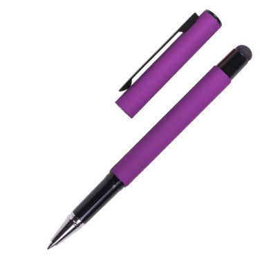 Logo trade promotional gifts image of: Roller touch pen, soft touch CELEBRATION Pierre Cardin