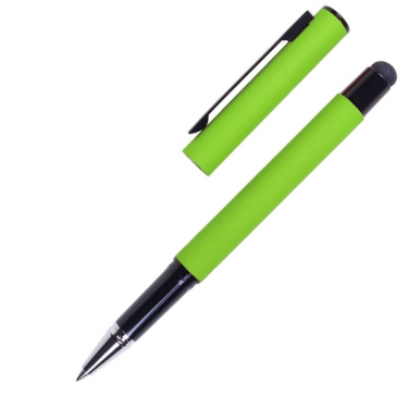 Logo trade promotional gifts image of: Roller touch pen, soft touch CELEBRATION Pierre Cardin