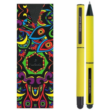 Logo trade promotional items picture of: Writing set touch pen, soft touch CELEBRATION Pierre Cardin