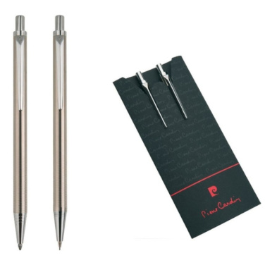 Logo trade business gifts image of: Writing set ballpoint pen & pencil AMOUR Pierre Cardin