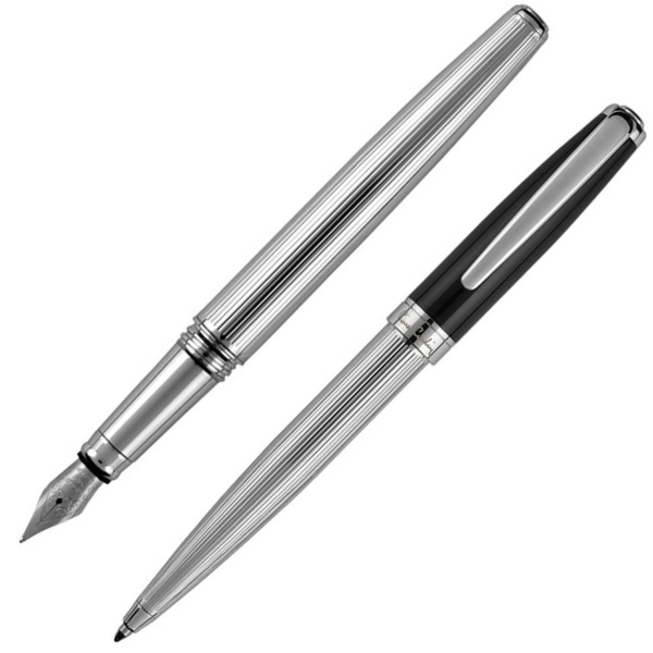 Logotrade corporate gifts photo of: Writing set ballpoint pen & fountain pen CHRISTOPHE Pierre Cardin