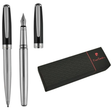 Logotrade promotional merchandise photo of: Writing set ballpoint pen & fountain pen CHRISTOPHE Pierre Cardin