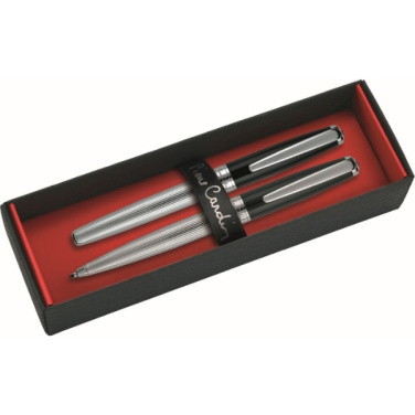 Logotrade promotional item image of: Writing set ballpoint pen & fountain pen CHRISTOPHE Pierre Cardin