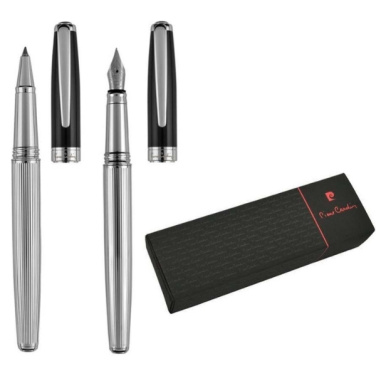 Logotrade promotional giveaway picture of: Writing set fountain pen & roller CHRISTOPHE Pierre Cardin