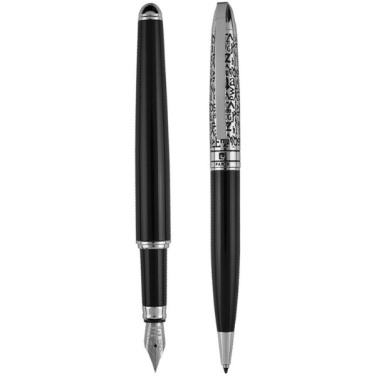 Logotrade promotional item image of: Writing set ballpoint pen & fountain pen JACQUES Pierre Cardin