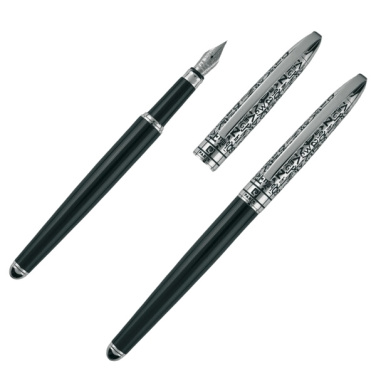 Logotrade promotional item image of: Writing set ballpoint pen & fountain pen JACQUES Pierre Cardin