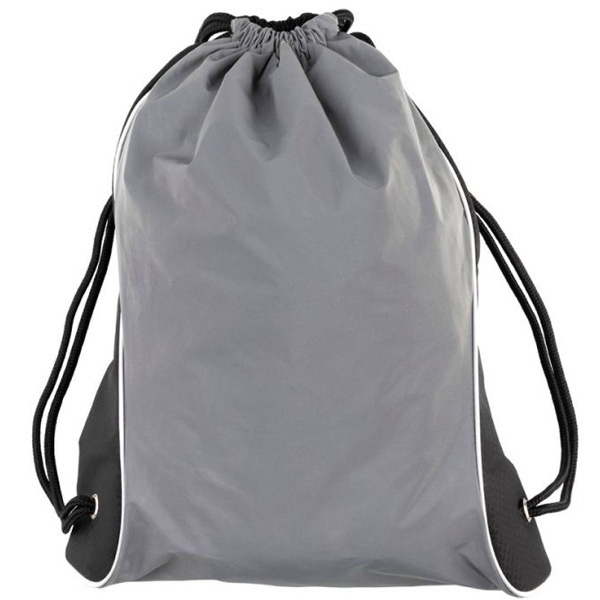 Logo trade promotional products picture of: Drawstring bag DENISON Schwarzwolf