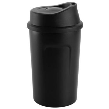 Logo trade promotional merchandise photo of: Thermo mug LIARD Schwarzwolf