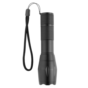 Logotrade promotional merchandise photo of: Flashlight DELGADA Schwarzwolf