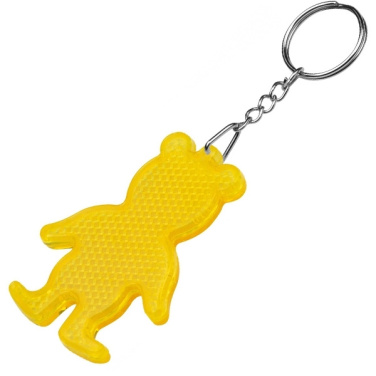 Logotrade advertising product image of: Reflective keyring BEAR