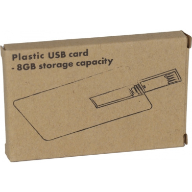 Logo trade business gift photo of: USB Card SLOUGH 8 GB