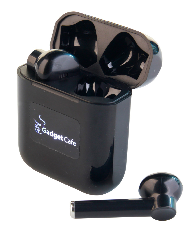 Logo trade advertising products picture of: Wireless earbuds with light up logo