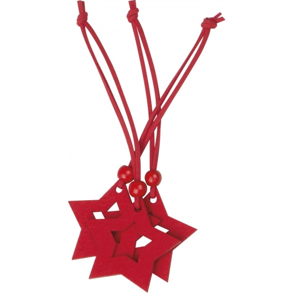 Logo trade business gifts image of: Star pendant set ESSEN