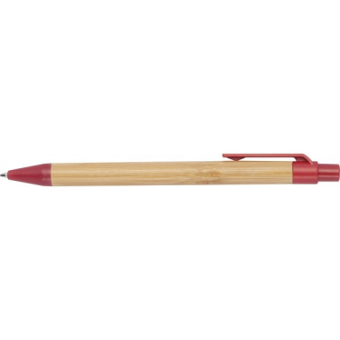 Logotrade advertising product image of: Wheatstraw and bamboo ballpen HALLE